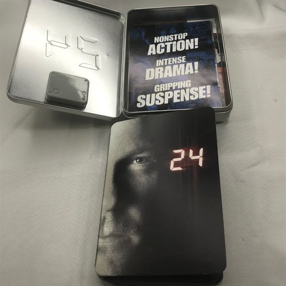 24 Season 1 DVD Tin Box Preowned Needs Batteries For The Display - Picture 3 of 9